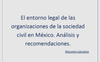 Entorno legal de la Sociedad Civil Organizada