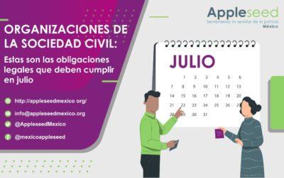 Obligaciones legales OSC para el mes de Julio