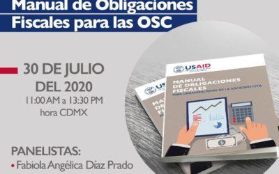 Presentación del Manual de Obligaciones Fiscales para las OSC