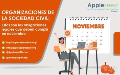 Obligaciones legales OSC para el mes de Noviembre