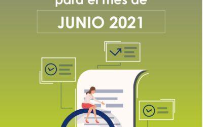Obligaciones legales OSC para el mes de junio 2021