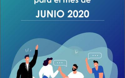 Obligaciones legales OSC para el mes de junio 2020