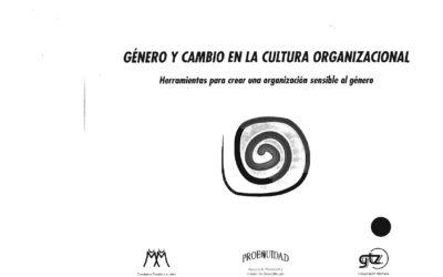 Género y cambio en la cultura organizacional