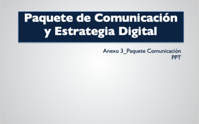 Anexo 3.Paquete Comunicación