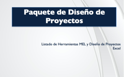 Listado de Herramientas MEL y Diseño de Proyectos