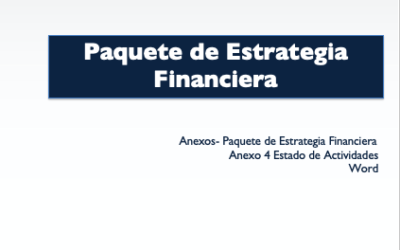 Anexo 4 Estado de actividades