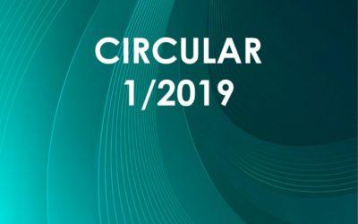 Circular 1/2019 de la Presidencia de la República
