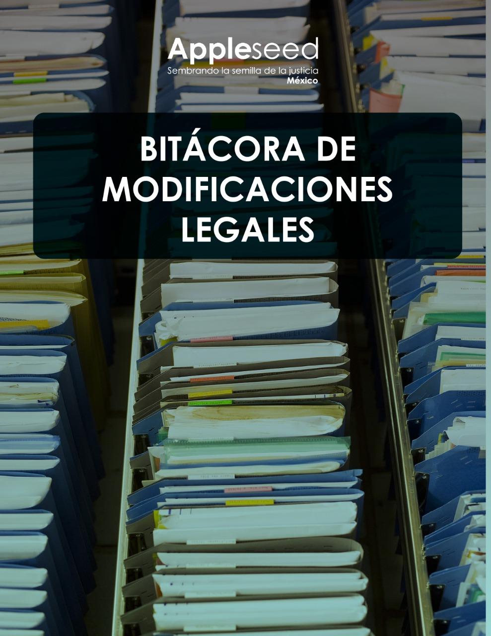 Bitácora de disposiciones legales desarrolladas por la Administración actual 2019 -2021