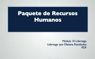 Liderazgo que obtiene resultados