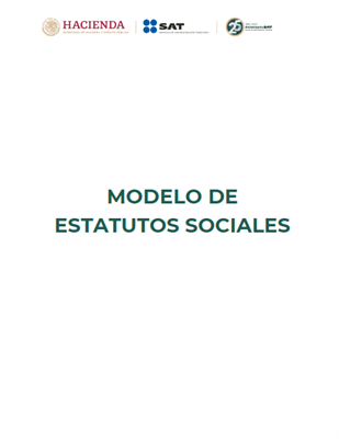 Modelo de Estatutos Sociales del SAT