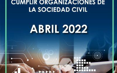 Obligaciones legales OSC para el mes de abril 2022