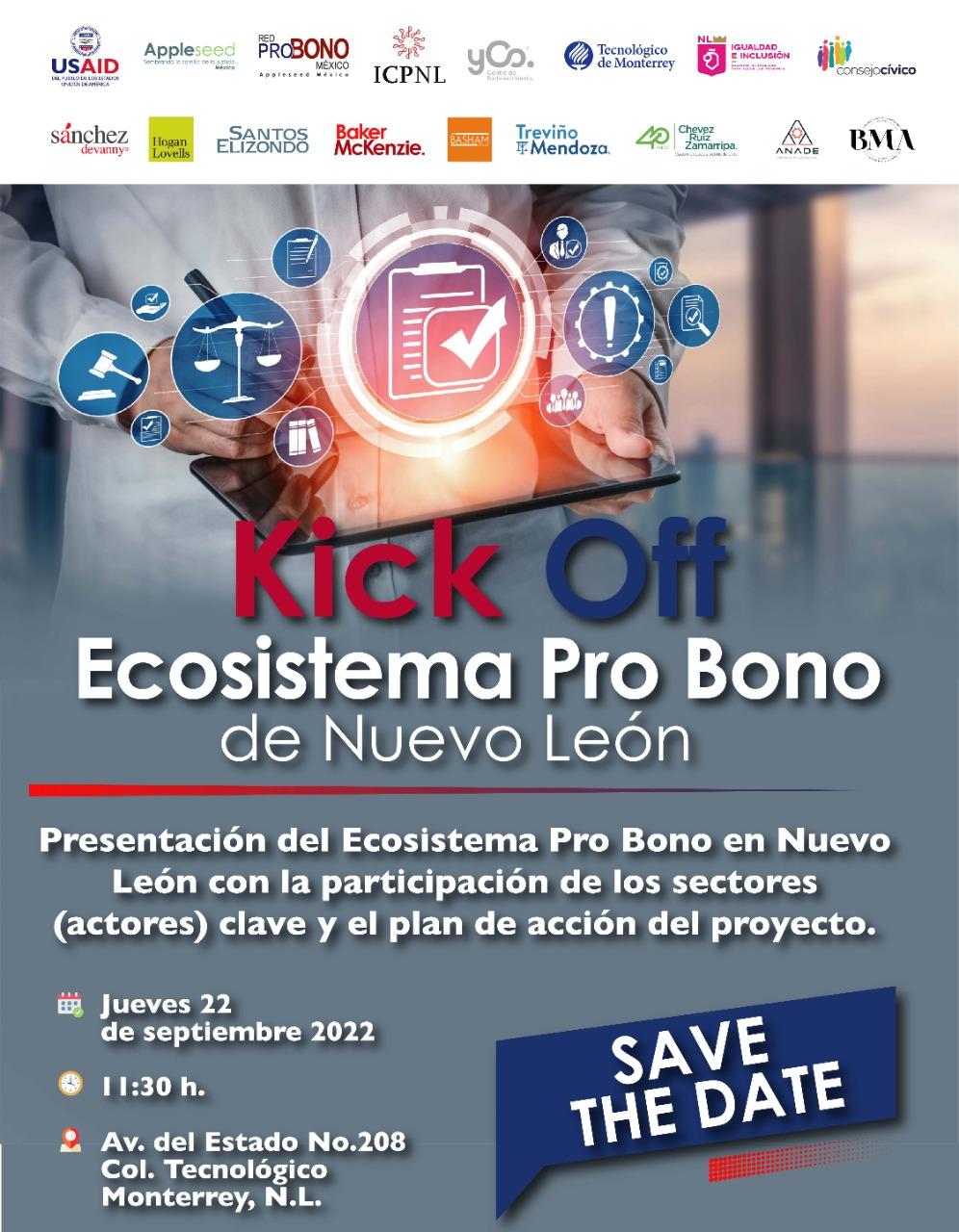 Lanzamiento del Ecosistema Pro Bono de Nuevo León