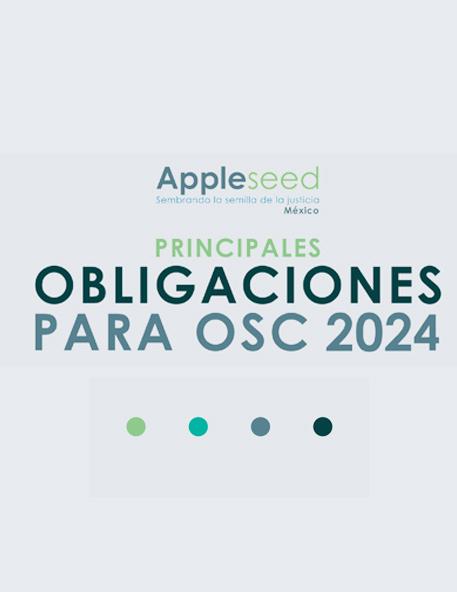 Calendario de Principales Obligaciones para OSC 2024