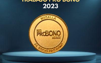 Convocatoria 2024: Reconocimiento a Trabajo Pro Bono 2023