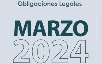 Obligaciones Legales de la OSC de Marzo 2024
