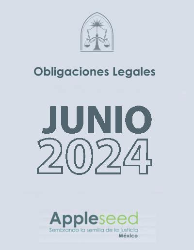 Obligaciones Legales de la OSC de Junio 2024
