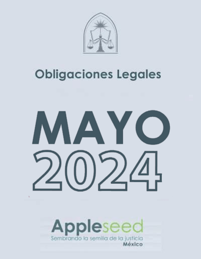 Obligaciones Legales de la OSC de Mayo 2024