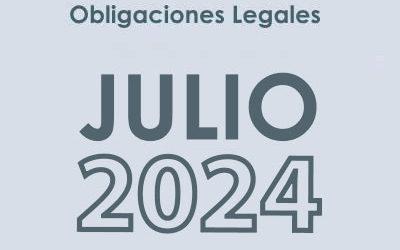 Obligaciones Legales de la OSC de Julio 2024