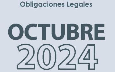 Obligaciones Legales de la OSC de Octubre 2024
