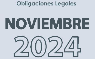 Obligaciones Legales de la OSC de Noviembre 2024