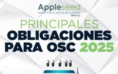 Calendario de Principales Obligaciones para OSC 2025